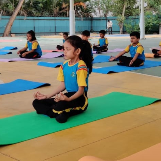 yoga in best school near ravet